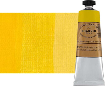Charvin Extra Fine Oil Paint, Cadmium Yellow Light 60 mL by Unknown