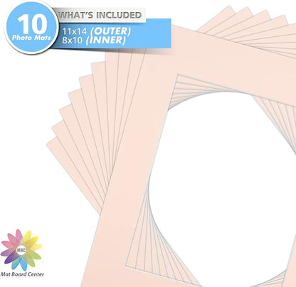 Mat Board Center, 11x14 for 8x10 Pink Color Mats - Image 4