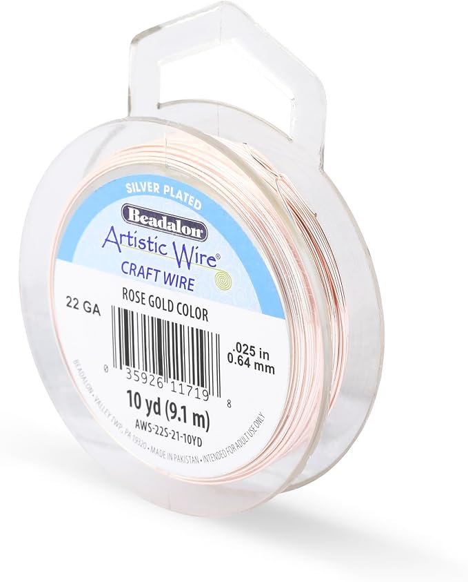 Artistic Wire, 22 Gauge Silver Plated Tarnish Resistant Colored Copper Craft by ArtisticWire