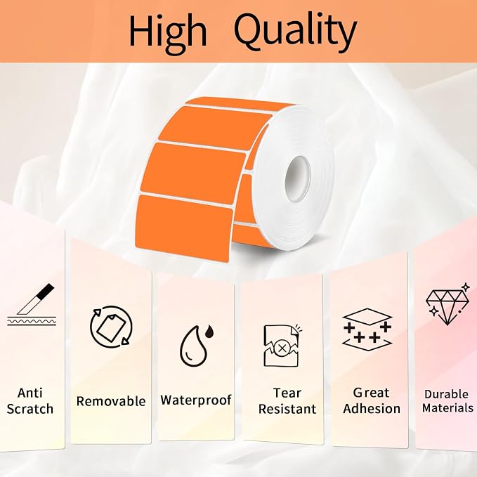2x1 Inch Thermal Labels, Waterproof Self-Adhesive Shipping Label Printer Sticker - Image 2