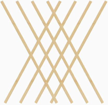 Pllieay 30 Pieces Bamboo Sticks Wooden Craft Sticks Extra Long Sticks - Image 5