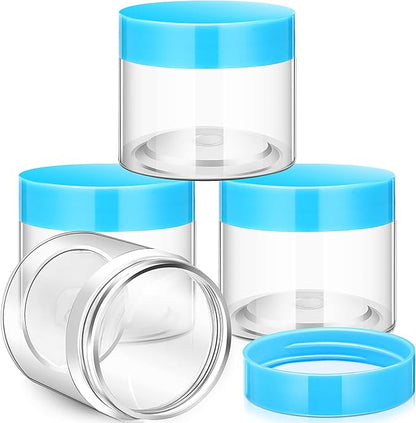 SATINIOR 12 Pack 6 oz Plastic Container Jars - Image 2