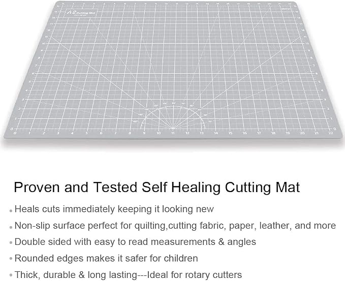 HEADLEY TOOLS 18" x 24" Thickened Self Healing Cutting Mat, A2 Rotary Cutting - Image 8