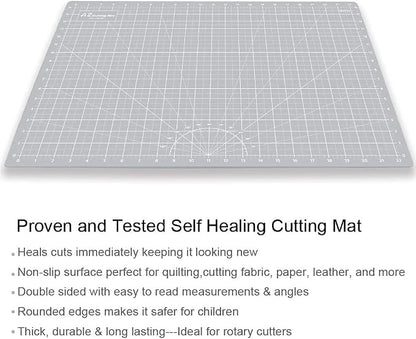 HEADLEY TOOLS 18" x 24" Thickened Self Healing Cutting Mat, A2 Rotary Cutting - Image 8