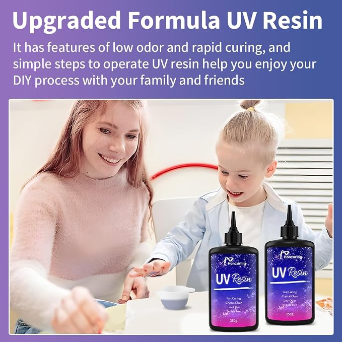 UV Resin 500g, Upgraded Formula & Crystal Clear - Image 7
