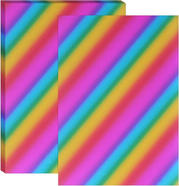 PATIKIL 11.7x8.3" Hot Stamping Foil Paper Sheet, 20 Sheets A4 Heat Transfer Hot by PATIKIL