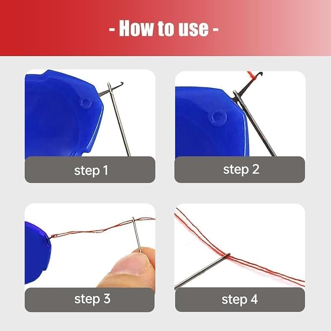 10 Pcs Needle Threader for Hand Sewing, 2025 New Upgraded Automatic Sewing - Image 2