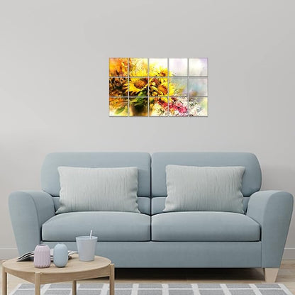 ESRICH Mini Stretched Canvas 20Pack 2.4x2.4inch, 2/5''Profile Art Primed - Image 6