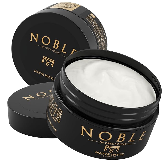 Strong Hold Matte Hair Paste | Flexible & Long-Lasting Sculpting Paste by NobleByGregYoung