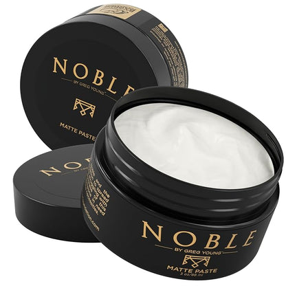 Strong Hold Matte Hair Paste | Flexible & Long-Lasting Sculpting Paste by NobleByGregYoung