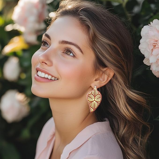 CHGCRAFT 16 Sheets Artistic Mandala Clay Texture Mat Baroque Pattern Polymer - Image 7