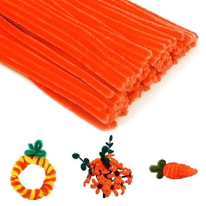 100 Pieces Pipe Cleaners Chenille Stem, Pastel Candy Color Pipe Cleaners Set - Image 3