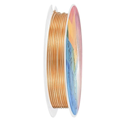 1 mm/18 Gauge Copper Wire for Jewelry Making, 5.2FT Copper Beading Craft Wire by MMETERXITY