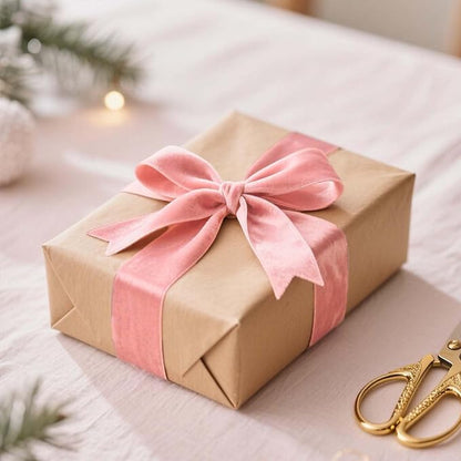 LaRibbons Thin Velvet Ribbon 1 Inch x 25 Yards, Gift Wrapping, Wreath Bow - Image 4