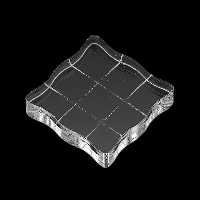 PATIKIL 1.2"x1.2" Acrylic Stamp Block - Image 5