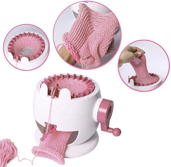 Umootek Sentro Knitting Machine, Knitting Board Rotating Double Loom, Smart - Image 7