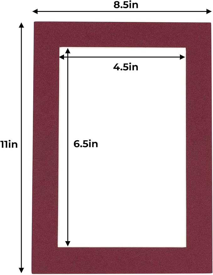 5x7 Mat for 8.5x11 Frame - Image 3