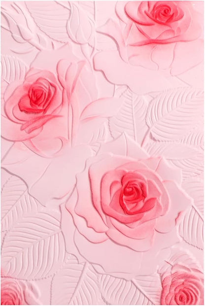 BAOFALI 3D Plastic Embossing Folders Rose by BAOFALI