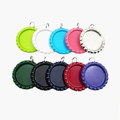Mixed Colors Flat Bottle Caps - Image 2