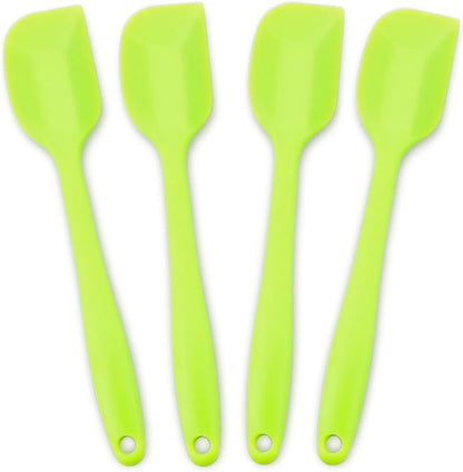 Silicone Spatula 4-piece Set, Heat-Resistant Non-stick Rubber Spatulas by ALLWIN-HOUSEWARE