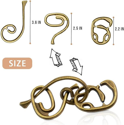 Fun Metal Brain Teaser Puzzle Games - Image 3