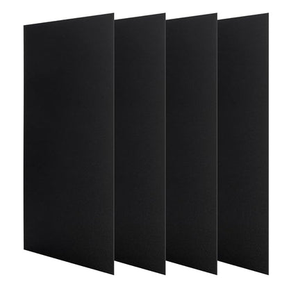 4PCS 6 x 12 x 1/25 Inch Anodized Aluminum Sheet, 1MM Thin Metal Plates by LOYORTY