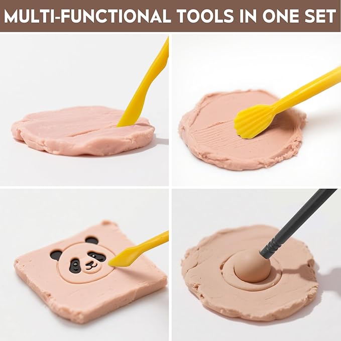 Clay Tools, Air Dry Clay, Sculpting Tools Dotting Ball Stylus Pen - Image 5