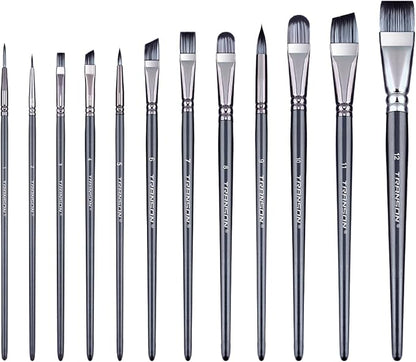 Transon Artist Paint Brush Set of 12 by Transon