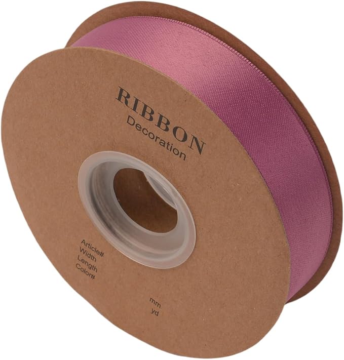 Double Side Satin Ribbon, Continuous 20 Yards, Use by Unknown
