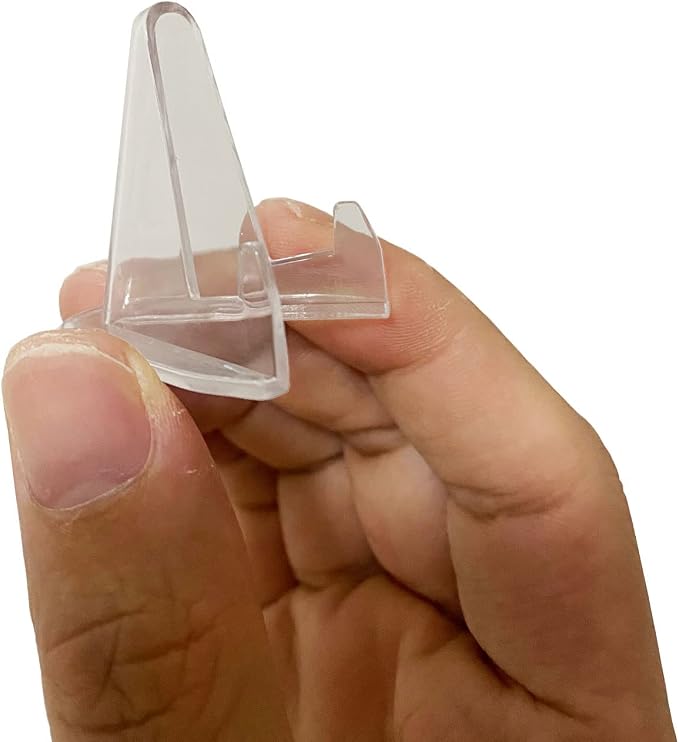 25 Packs Acrylic Easel Stands Display Stands/Plate Stands Coin Display Easel - Image 4