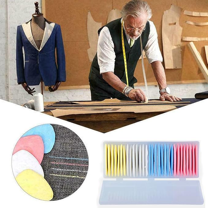 Triangle Tailors Chalk, Sewing Fabric Chalk and Fabric Markers - Image 7