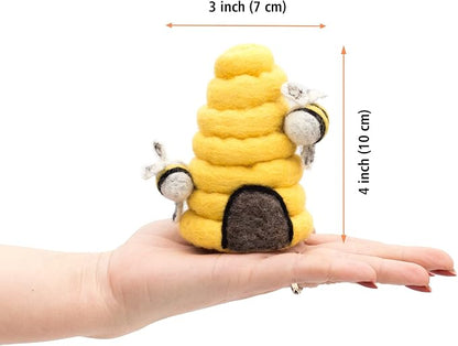 GLACIART ONE Sewing Pin Cushion Beehive | Large Size |Durable & Handmade Craft - Image 5