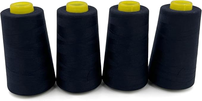 Tortoise 4 Cones of 3000 Yards Each Spool Thread by TORTOISETHREAD