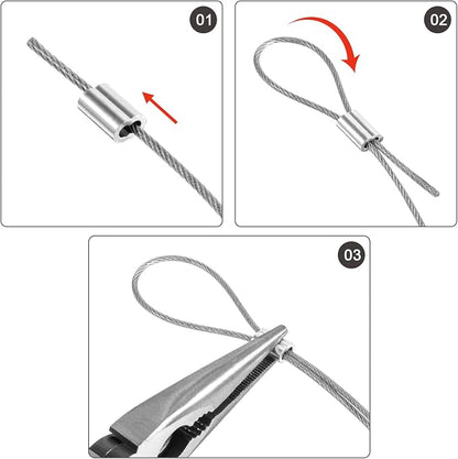 Chengu Vinyl Coated Picture Frame Hanging Wire, Stainless Steel Wire Spool - Image 5