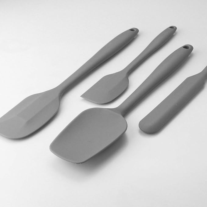 4 Piece Silicone Spatula Set, Flexible Heat Resistant Non-scratch Baking - Image 3