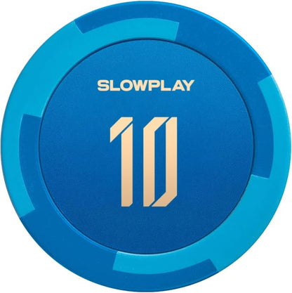 SLOWPLAY Godel Clay Poker Chips, 14 Grams Heavyweight Clay Composite, 40mm by SLOWPLAY