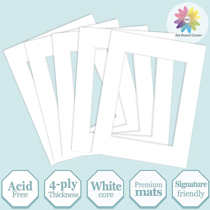 MBC Mat Board Center, 5 Pack 8.5X11 - Image 2