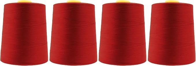 Mandala Crafts 4 Pack of Serger Threads Cones Spools by MandalaCrafts
