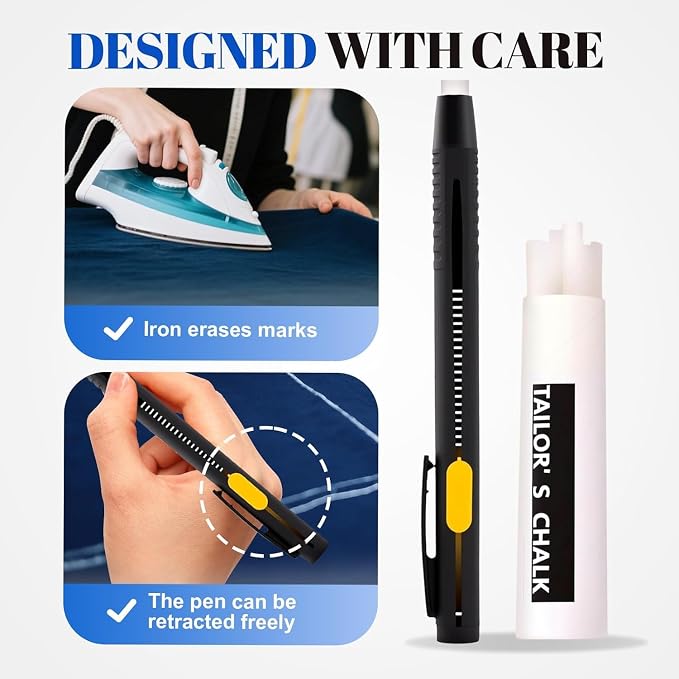 Heat Erasable Fabric Marking Pen Set, 2 Pens - Image 3