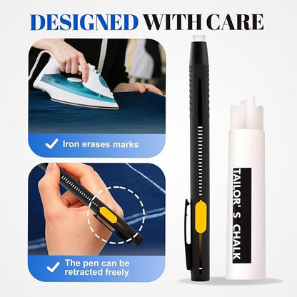 Heat Erasable Fabric Marking Pen Set, 2 Pens - Image 3
