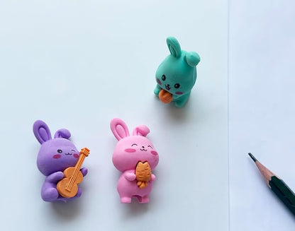 36 Pcs Pencil Eraser Set, 3D Cute Erasers - Image 5