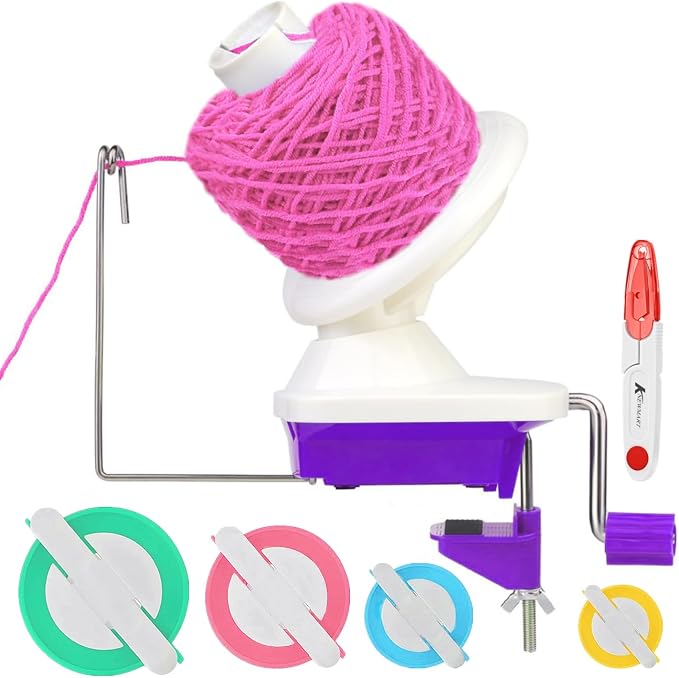 Yarn Ball Winder, Weaving Ball WinderNeedle Craft Yarn Ball Winder, The Helper by Knewmart