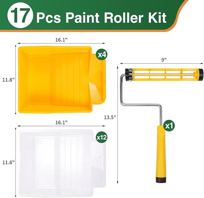 VOOMEY 9 Inch Foot-Operated Paint Tray，Paint Roller Frame - Image 6