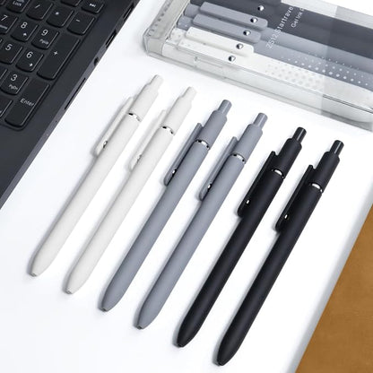 6 Pcs Gel Pens 0.5mm Quick Dry Black Ink Pens Fine Point Smooth Writing Pen - Image 6