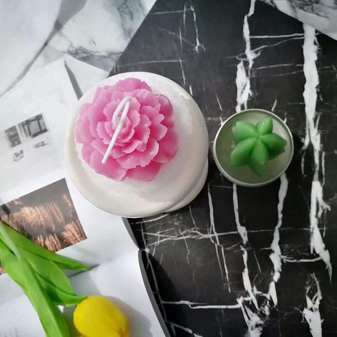 3D Carnation Candle Mold Flower Silicone Mold - Image 7
