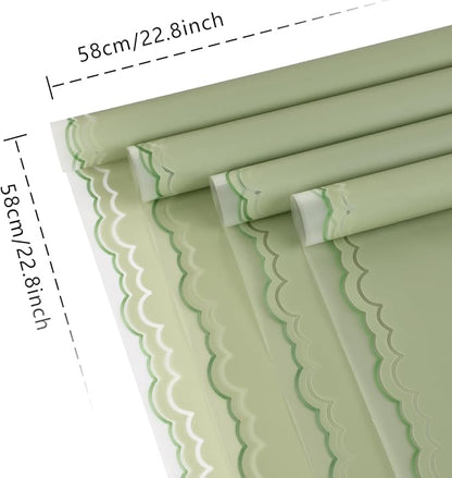 FUHITIM 20 Sheets Flower Wrapping Paper - Image 2