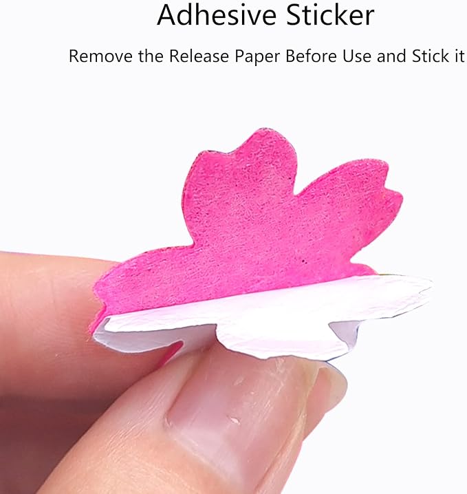 Felt Stickers, Self Adhesive Flower Butterfly Clover Assorted Shapes, Greeting - Image 4