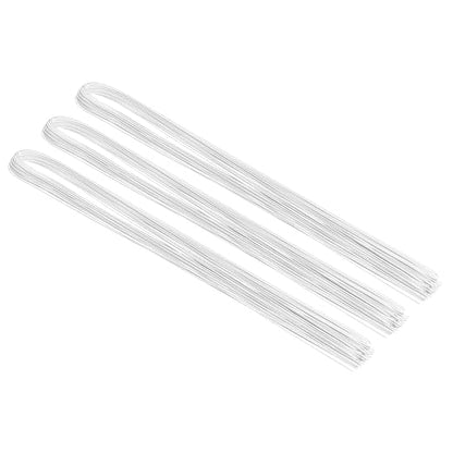 PATIKIL 32 Inch 22 Gauge Floral Stem Wire, 2 Pack/80 Pieces Bouquet Stem Paper by PATIKIL
