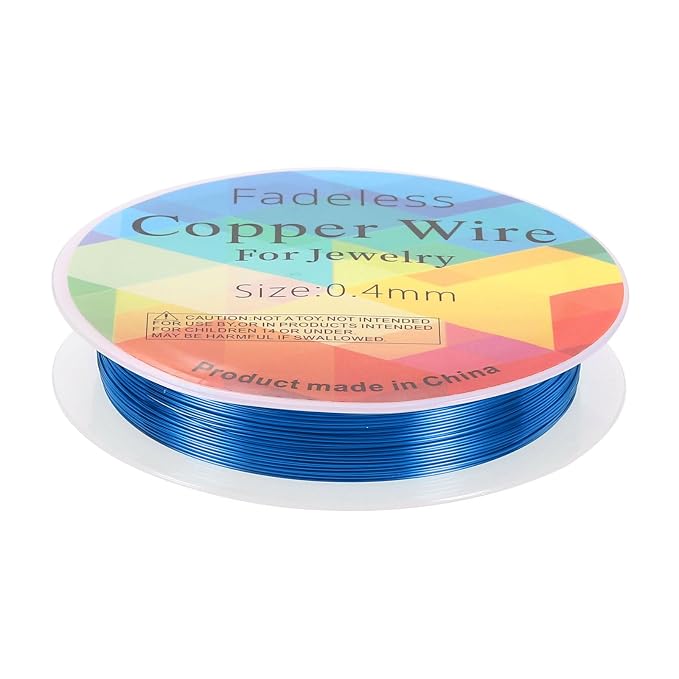 HARFINGTON 30ft Jewelry Wire, 26 Gauge Brass Craft Soft Metal Tarnish Resistant by HARFINGTON