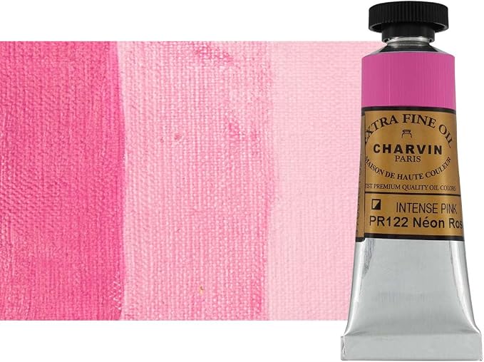 Charvin Extra Fine Oil Paint, Intense Pink 20 mL by Unknown